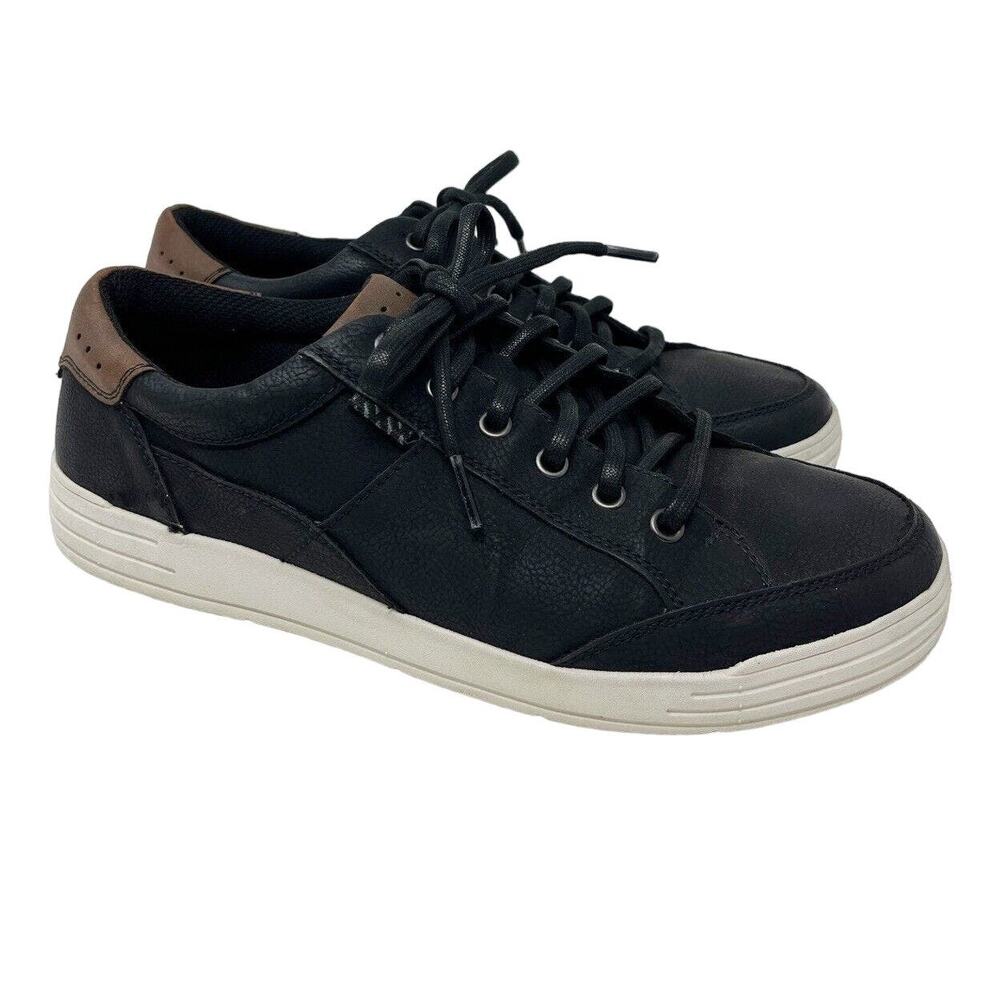 EUC Nunn Bush KORE City Walk SZ 8W Wide Lace Toe Oxford Walking Sneaker Black